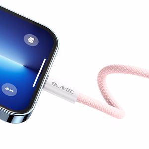 Blavec Kabelis Candy pīnīts - Type C to Lightning - PD 20W 2,4A 2 metres Apple CarPlay (CCA-CL24P20) rožinis