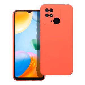 SILIKONINIS dėklas telefonui XIAOMI Redmi 10C persikų