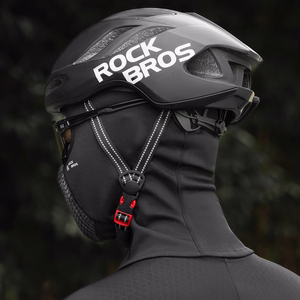 Rockbros LF25699 flisinė dviratininko balaklava – juoda