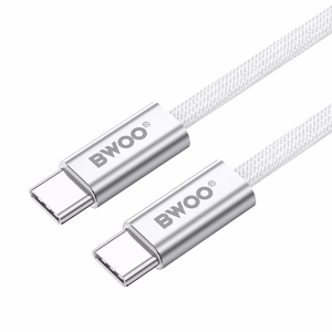 BWOO 240W плетеный кабель USB-C - USB-C BO-X317C-C 1m белый