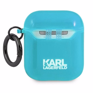 Karl Lagerfeld Choupette чехол для AirPods 1/2 - синий