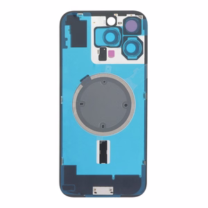 Galinis dangtelis iPhone 16 Pro Max, juodo titano (pilnas dangtelis / be NFC lanksčiosios jungties), OEM