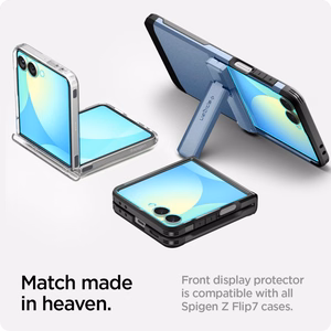 Spigen Glas.TR EZ Fit HD Tempered Glass 2-pack for Samsung Galaxy Z Flip 7 - Transparent