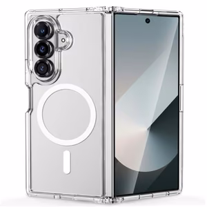 Tech-Protect FlexAir Hybrid MagSafe dėklas, skirtas Samsung Galaxy Z Fold 8 Ultra – spalva: skaidri