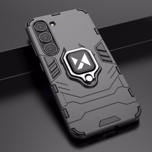 Чехол Wozinsky Ring Armor для Samsung Galaxy S23 бронированный с магнитным кольцом-держателем чёрный