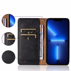 Magnet Strap Case чехол для Xiaomi Redmi Note 11 Pro кошелёк + мини-подвеска ремешок чёрный