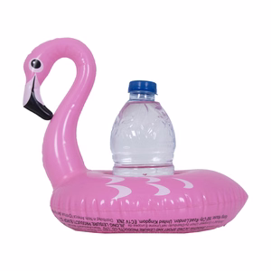 SUNCLUB pripučiamas flamingo formos puodelio laikiklis