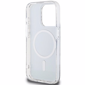 Guess IML GCube Magnetinis dėklas iPhone 15 Pro - juodas