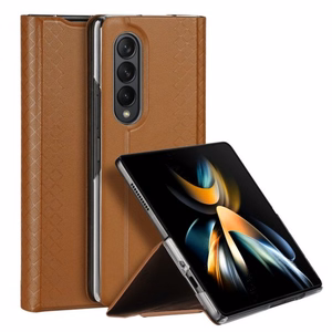 Telefono dėklas Dux Ducis Bril skirtas Samsung F936 Z Fold4 rudas