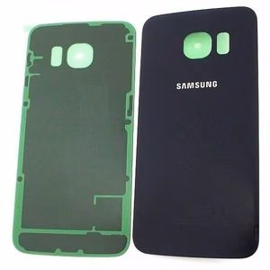 Galinis dangtelis Samsung G925F S6 Edge Black Sapphire (be kameros stikliuko) originalus (naudotas, Grade C)