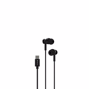 Devia laidinės ausinės Smart M1 Digital Metal USB-C juodos