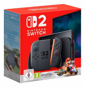 Nintendo Switch 2 + Mario Kart World портативная игровая консоль 20.1 cm (7.9") 256 GB сенсорный экран Wi-Fi чёрный
