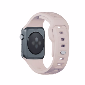 Силиконовый ремешок 3mk для Apple Watch, 38/40/41/42 mm, Latte, малый размер