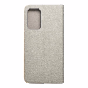 LUNA Book Gold dėklas telefonui SAMSUNG A52 5G / A52 LTE (4G) / A52s 5G sidabrinis