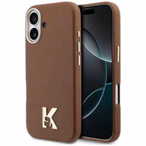Karl Lagerfeld Karl Head Logo MagSafe Dėklas for iPhone 17 - rudas