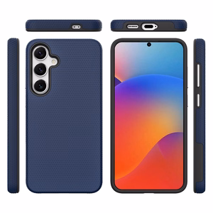 Dėklas Perfectionists Triangle Case Samsung A556 A55 5G tamsiai mėlynas