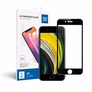 Tempered Glass for iPhone 6 / 6S (full glue) Blue Star 5D black