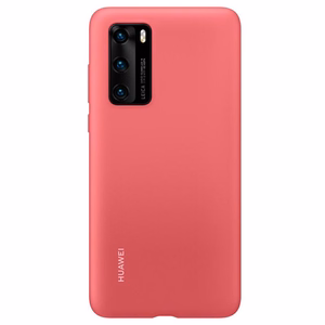 Originalus dėklas Huawei P40 - silikoninis apsauginis dėklas (51993727) raudonas