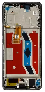 LCD ekranas Huawei Honor Magic5 Lite 5G/Honor X9A 5G su lietimo ekranu su rėmeliu juodas ORG