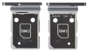 SIM card holder Samsung A566 A56 5G Awesome Lightgrey original (service pack)