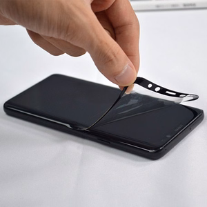 3D Edge Nano Flexi Glass Hybrid защитная плёнка с рамкой для Samsung Galaxy S21+ 5G (S21 Plus 5G) чёрный