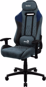 Aerocool DUKE AeroSuede Universali kompiuterinių žaidimų kėdė Juoda, Mėlyna