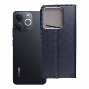 SMART MAGNETO knygos tipo dėklas telefonui REALME NOTE 70 tamsiai mėlynas