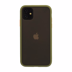 Vennus Color Button Bumper dėklas telefonui Samsung Galaxy A20S žalias