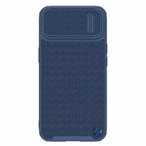 Nillkin Textured S Case для iPhone 14, бронированный чехол с защитой камеры, синий