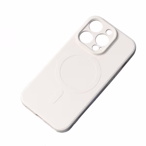 Силиконовый чехол Samsung Galaxy A16 5G с MagSafe - бежевый