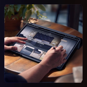 Чехол Nillkin Bumper Leather Case Pro для Samsung Galaxy Tab S9+ - черный