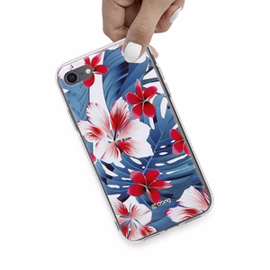 Crong Flower Pattern 03 dėklas, skirtas iPhone SE (2020 / 2022) / 8 / 7