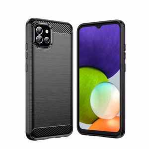 Carbon Чехол гибкий для Samsung A03S EU (166.5) чёрный