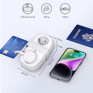 Orico AP3 20W GaN 5in1 удлинитель 2x AC + 2x USB-A + 1x USB-C - белый