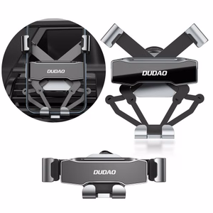 "Dudao" gravitacinis automobilinis išmaniojo telefono laikiklis, juodas (F11Pro)