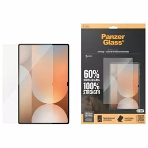 PanzerGlass itin plačios aprėpties grūdintas apsauginis stiklas Samsung Galaxy Tab S8 Ultra / S9 Ultra / S10 Ultra