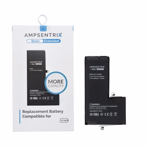 AmpSentrix Basic battery for iPhone 11 Pro Max (high capacity 4550mAh)
