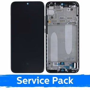 LCD Display Compatible With Xiaomi Mi A3 With Frame / Kind Of Gray / (Service Pack)