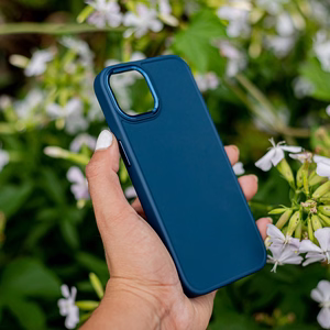 Satin case for Xiaomi Redmi Note 13 5G dark blue