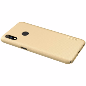 Nillkin Super Frosted Shield dėklas, skirtas Realme 3 Pro / Realme X Lite, aukso spalvos