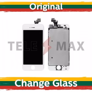 LCD ekranas suderinamas su iPhone 5G baltas originalus / atnaujintas