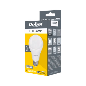 Rebel A60 LED lemputė, 12 W, E27, 4000 K, 230 V