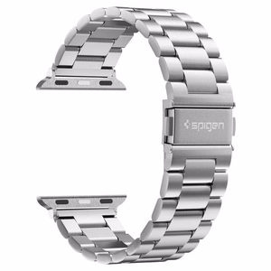 Spigen Modern Fit ремешок для Apple Watch 4/5/6/7/8/9/SE/Ultra (42/44/45/49 мм) - Серебряный