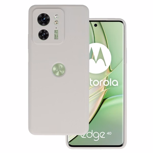 Dėklas telefonui Silikoninis lengvas titano spalvos Motorola Edge 40 5G