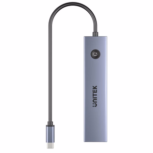 UNITEK USB-C 7-in-1 šakotuvas PD 100W HDMI 2.0 su įjungimo/išjungimo jungikliu