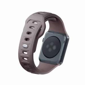 38/40/41/42 mm Taupe (small) - 3mk Silicone Watch Strap for Apple