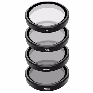 4 TELESIN CPL/ND8/ND16/ND32 filtrų rinkinys DJI Osmo Action 3 / 4 / 5