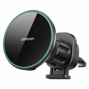 Automobilinis laikiklis-įkroviklis Joyroom JR-ZS412 Qi2 MagSafe 15W juodas