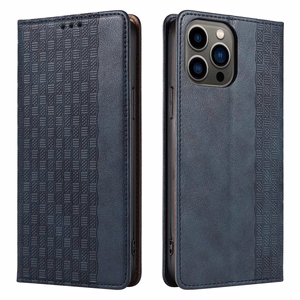 Magnet Strap Case чехол для Samsung Galaxy S23 Ultra флип-кошелёк мини-ремешок подставка синий