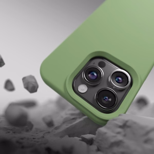 "Etteri" silikoninis "Mag" dėklas "iPhone 12" / "12 Pro" 6,1" šviesiai žalias